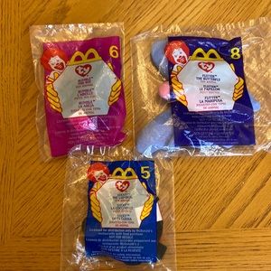 McDonald’s Ty beanie babies set of three sealed in bag excellent condition